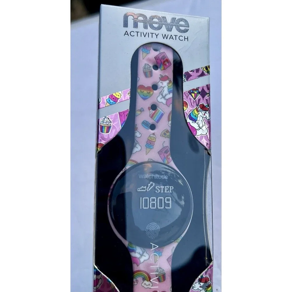 NEW Sealed Watchitude MOVE Activity Watch Unicorn Treats Pink Kids Fitness Track